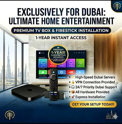Premium TV Box  Firestick Setup | 1-Year Complete Home Entertainment