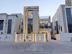 Luxury villa with a modern design in Al-Hilweh, featuring a rooftop and spacious areas, priced inclu