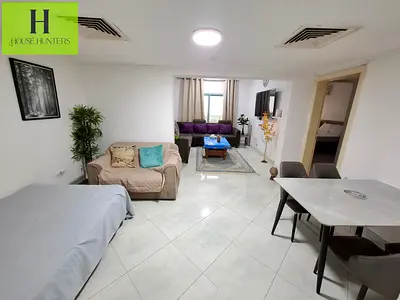 Full Furnished Monthly 1Bedroom 2 Bathrooms Al khan sharjah