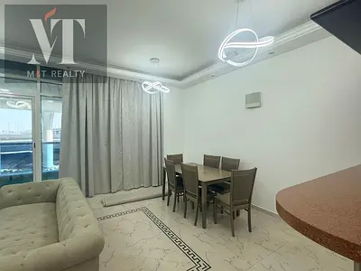 شقة مفروشة بغرفتي نوم | برج مارينا أوبل | تراس كبير وإطلالات على المارينا