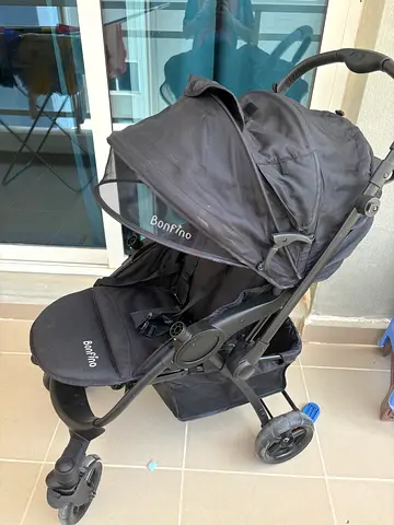 Used Bonfino double stroller - compact, foldable, good condition