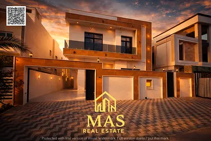 🏡 Luxury Stone-Facade Villa for Sale in Al Yasmeen, Ajman | Modern Design & Prime Location