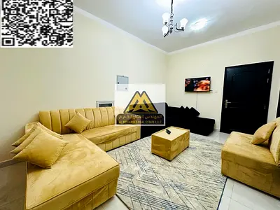 غرفة نوم + صالة  فرش نظيف  2 حمام  تكييف مركزي  بلكونة