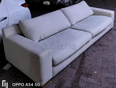 Feathers filled sofa