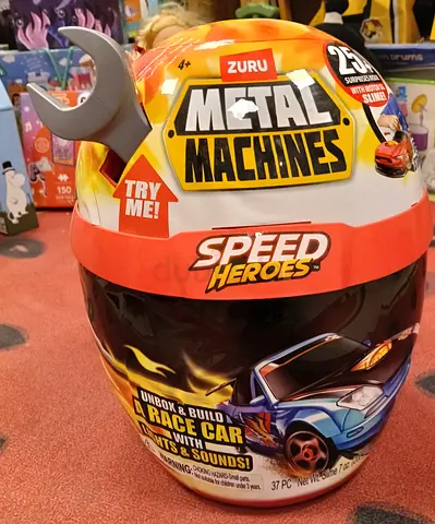Zuru Metal Machines Speed Heroes Buildable Race Car Toy (New in Capsule)