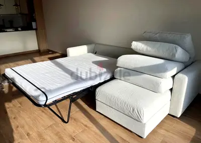As Perfect Condition IKEA vimle lshape sofa bed with storage beige
