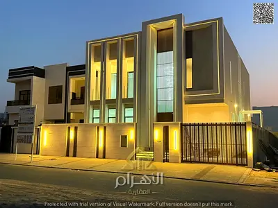 Luxury villa for sale in Al Alia - one of Ajman's most prestigious areas - a high-end villa with super deluxe finishing. The price includes full centr