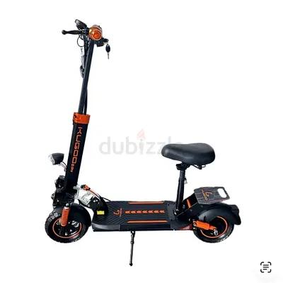 Electric Scooter with Seat — Foldable Adult E-Scooter