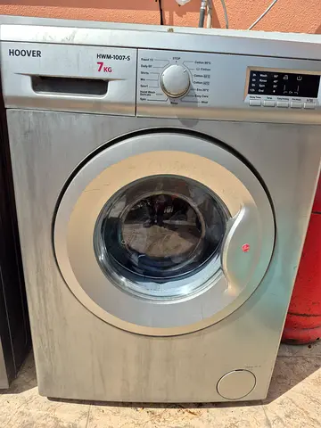 Hoover 7kg Front Load Washing Machine - Stainless Steel, Good Working Condition