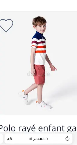 JACADI Boys Shorts Rust Size 12A/152cm (for 9-10-11 years old)