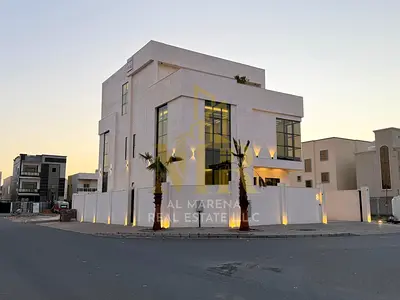 A fully-equipped villa (electricity, water, and air conditioning) on ​​the main street, ready to move in, in one of the most prestigious residential a