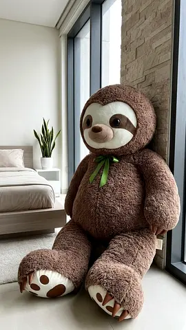 Giant Plush Sloth Soft Toy - Excellent Condition