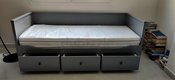 Ikea Day bed with two mettreses available in perfect condition
