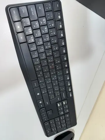 Wireless Keyboard and Mouse Combo - Slim Black