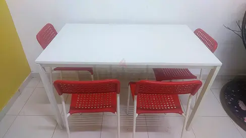 Furniture-IKEA Dining table 4-seater