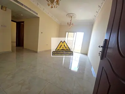 شقة غرفة وصالة للإيجار في الجرف 2 عجمان تشطيب سوبر لوكس بلكونة إطلالة مفتوحة باركن مجاني موقع مميز قريب الخدمات