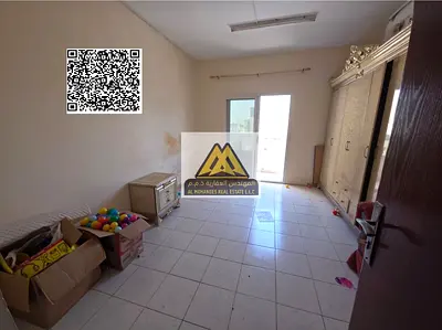 شقة غرفة وصالة للإيجار السنوي في الراشدية 3 عجمان، تتميز بمساحة كبيرة وإطلالة مفتوحة مع تصميم مريح، في موقع حيوي قريب من جميع الخدمات ومناسب للسكن الع