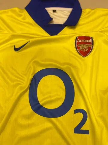 Arsenal retro authentic football jersey