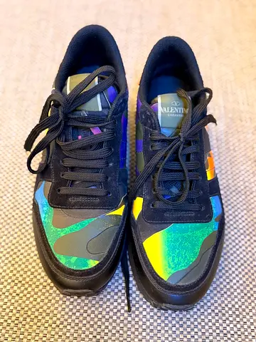 Valentino Garavani Rockrunner sneakers in a multicolor camouflage print