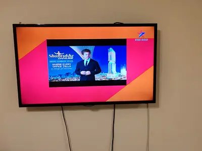 40-43 Flat Panel LED TV - Wall Mounted, Good Working Condition