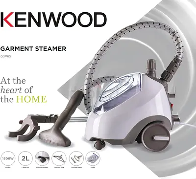 Kenwood Garment Steamer GSP65 - 1500W, 2L Tank