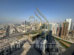 2BR Apartment for Rent in Al Khan Sharjah Master room laundry balcony with direct lake view Free par