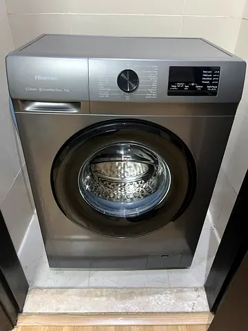 Hisense Front Load Washing Machine - 7kg, Grey, Excellent Condition