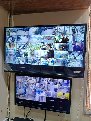 CCTV installation Biometric machines and locks installation TV installation, LED video wall installa