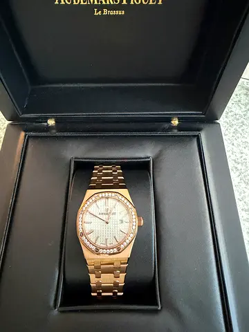 Audemars Pigeut 34mm rose gold white Dial Super