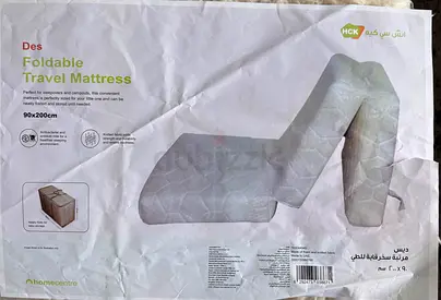 Foldable Travel Mattress 90x200cm - Lightweight, Foldable Sleeping Mat