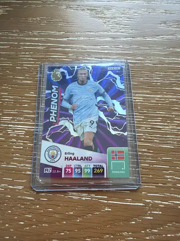 Haaland 2025 Panini Phenom Football Card