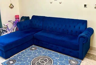 5 seater sofa L shape price 350 aed call