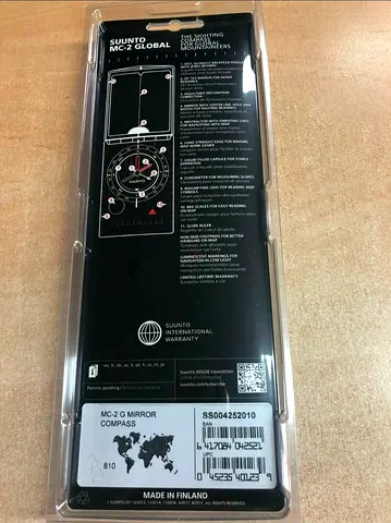 Suunto MC-2 Global Mirror Compass (New in Pack) - Made in Finland. AED 200 Only!