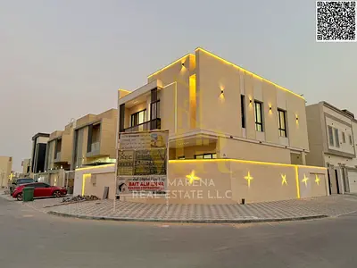فيلا كورنر للبيع في العامرة | زاوية على شارعين | مساحة 3014 قدم | طابقين | 5 غرف نوم ماستر | تصميم عصري وتشطيبات راقية | بسعر 1.650 مليون غير شامل الر