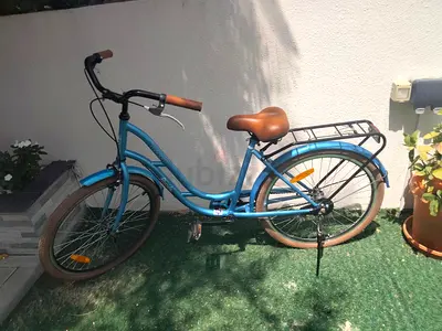 Mogoo florida Blue Cruiser/City Bike with Rear Rack - Good Condition