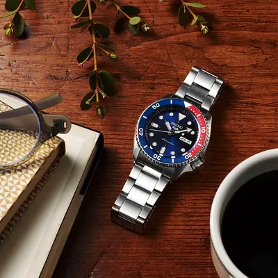 seiko pepsi blue watch