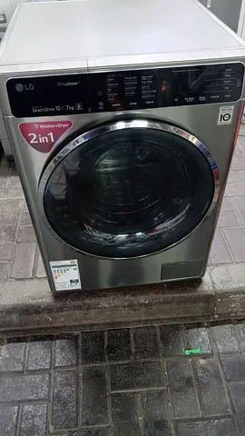 Lg 10/7 kg washer plus dryer same like new conditon for sale price 1500 aed
