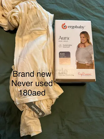 Ergobaby Aura Knit Baby Wrap - Brand New (Never Used)
