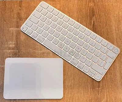 Apple Magic 3 Keyboard with Touch ID  Trackpad- White Multi-Touch Surface