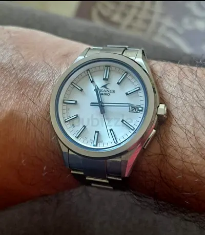 Casio Oceanus Stainless Steel Perpetual Calender Mens Watch Solar bluetooth with Date