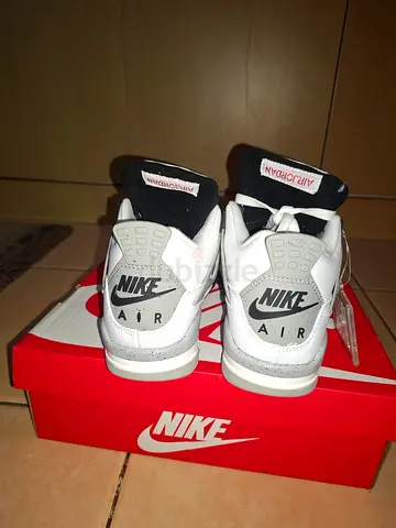 Brand New Air Jordan 4 Retro OG White Cement - Size 39