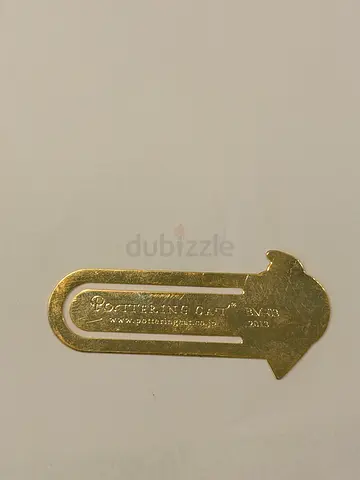 Brass Metal Bookmark - Cute House Shape, Pre-owned