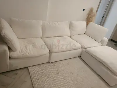 Marina home modular 4 piece sofa with ottoman