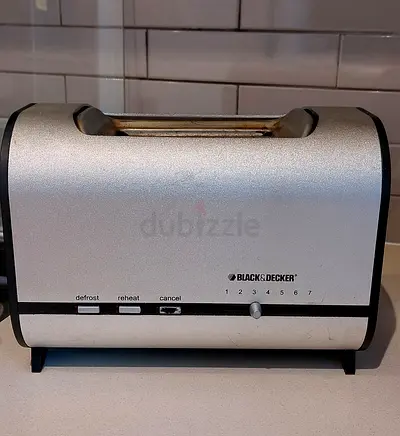 Black  Decker 2-Slice Toaster - Silver