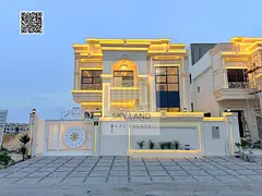 Luxury villa - 5 bedrooms - 2 floors and a roof - top-of-the-line finishing in Ajman - Own your drea