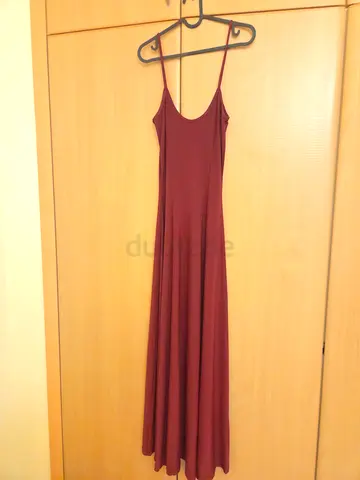 Maroon VERO MODA long sleeveless dress, brand new with tags - size large