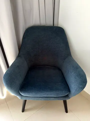 Modern Blue Accent Armchair / Lounge Chair