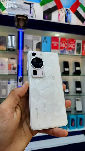 Huawei smartphone with white marble back - good condition
