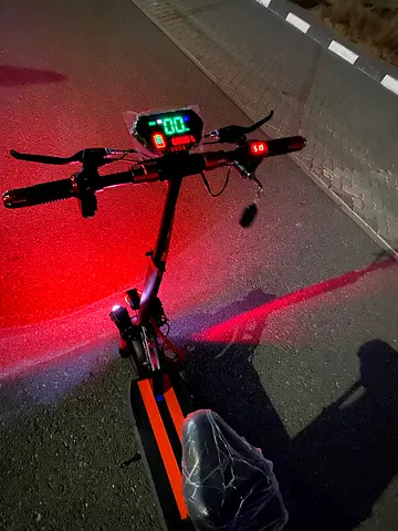 Electric Scooter with LED Display and Lights - Good Condition