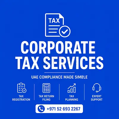 We provide support for Corporate Tax registration and filing in the UAE. Simple process
